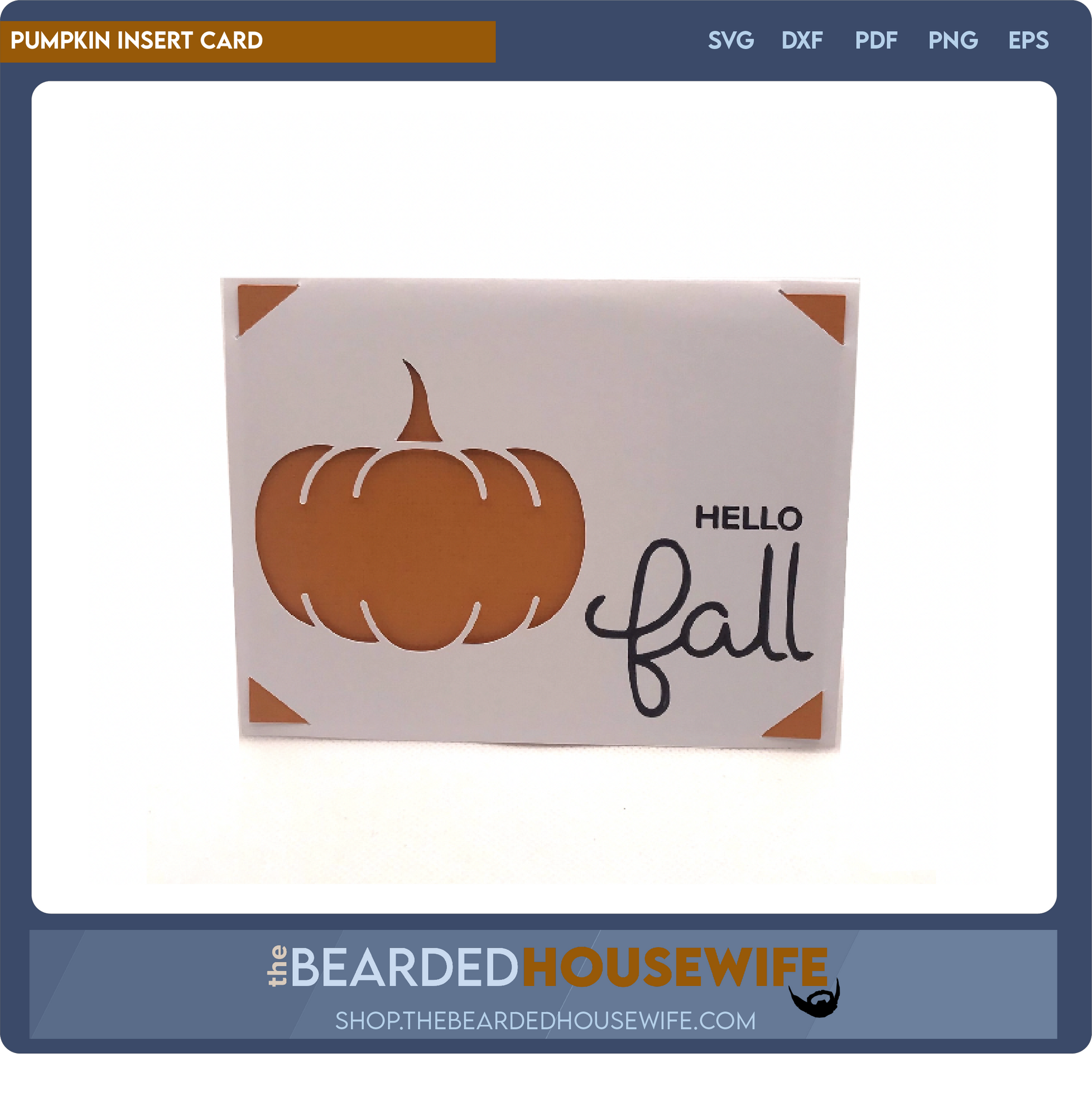 Pumpkin Insert Card