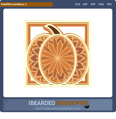 Pumpkin Mandala 3