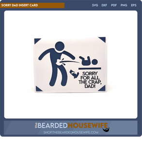 Sorry Dad Insert Card