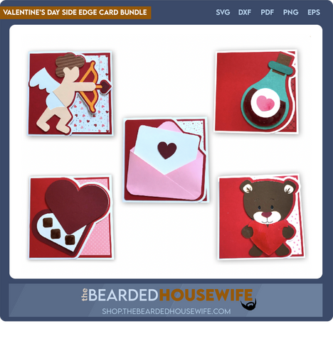 Valentine SIde Edge Card Bundle