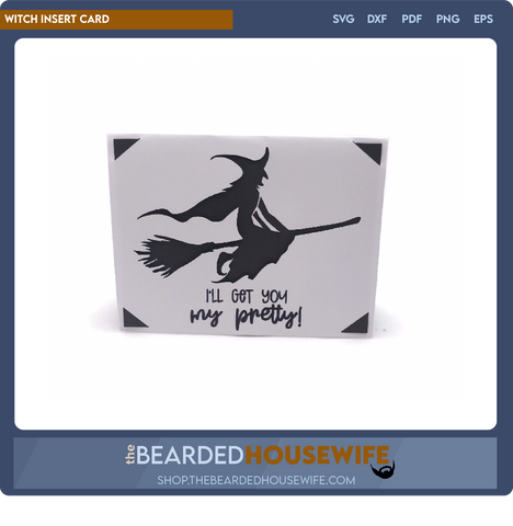 Witch Insert Card